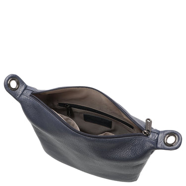 Mandarina Duck Mellow Leather - Schultertasche 28 cm (dress blue) - Markenkoffer