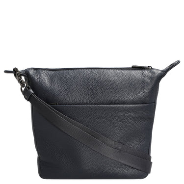Mandarina Duck Mellow Leather - Schultertasche 28 cm (dress blue) - Markenkoffer