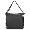 Mandarina Duck Mellow Leather - Borsa a spalla 36 cm (nero)
