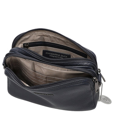 Mandarina Duck Mellow Leather - Umhängetasche 20 cm (dress blue) - Markenkoffer