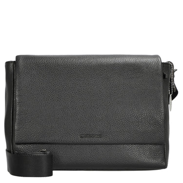 Mandarina Duck Mellow Leather - Umhängetasche 30 cm (black) - Markenkoffer