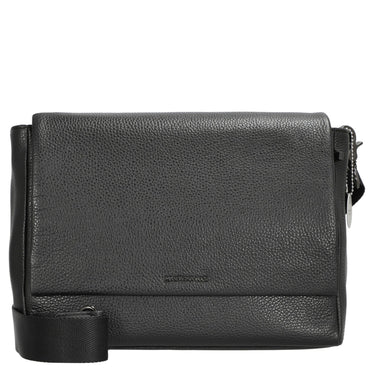 Mandarina Duck Mellow Leather - Umhängetasche 30 cm (black) - Markenkoffer