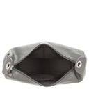 Mandarina Duck Mellow Leather - Umhängetasche 34 cm (black) - Markenkoffer