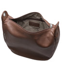 Mandarina Duck Mellow Leather - Umhängetasche 34 cm (milk chocolate) - Markenkoffer