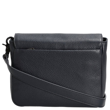 Mandarina Duck Mellow Leather - Umhängetasche 36 cm (dress blue) - Markenkoffer