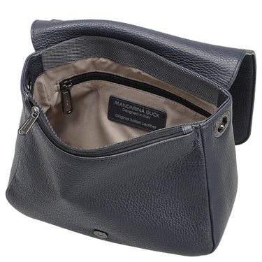 Mandarina Duck Mellow Leather - Umhängetasche 36 cm (dress blue) - Markenkoffer