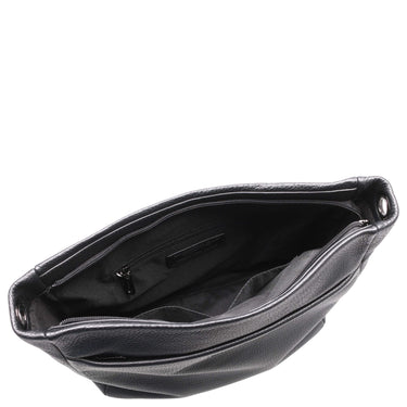 Mandarina Duck Mellow Leather - Umhängetasche L 35 cm (nero) - Markenkoffer