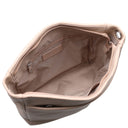 Mandarina Duck Mellow Leather - Umhängetasche L 35 cm (warm taupe) - Markenkoffer