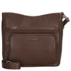 Mandarina Duck Mellow Leather - Borsa a tracolla M 30 cm (nero)