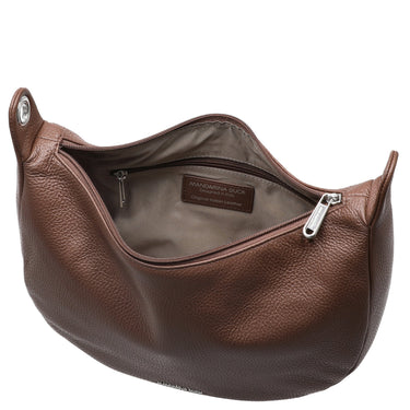 Mandarina Duck Mellow Leather - Umhängetasche S 35 cm (milk chocolate) - Markenkoffer