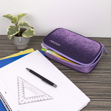 Neoxx DUNK - Schlampermäppchen XXL 23.5 cm (Glitterally perfect) - Markenkoffer