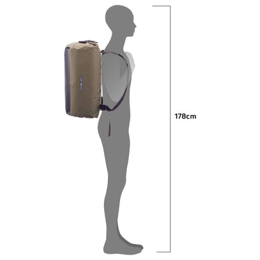 Ortlieb Duffle Lite 40 - Reisetasche/Reiserucksack 53 cm (dark sand) - Markenkoffer