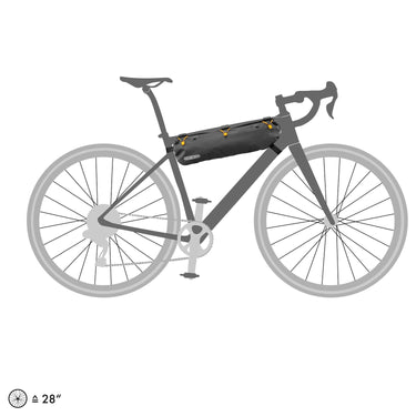 Ortlieb Frame - Pack RC 4 - Rahmentasche (Bikepacking) 50 cm (black matt) - Markenkoffer