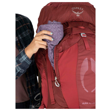 Osprey Aura AG 65 Women WXS/S - Trekkingrucksack 82 cm (berry sorbet red) - Markenkoffer