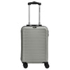 Paradise by CHECK.IN Havanna 2.0 - Trolley da cabina a 4 ruote 55 cm (argento)