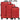 Paradise by CHECK.IN Havanna 2.0 - Trolley - Set 3tlg. (rot) - Markenkoffer
