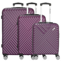 Paradise by CHECK.IN Kingston - 4 - Rollen - Trolley Set 3tlg. (lila) - Markenkoffer