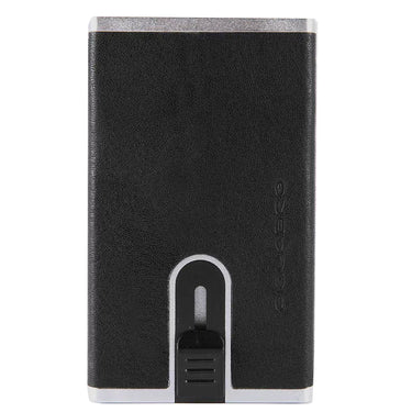 Piquadro Black Square - Kreditkartenetui 5cc 10 cm (black) - Markenkoffer