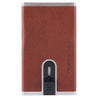 Piquadro Black Square - Portafoglio per carte di credito 5cc 10 cm (marrone)