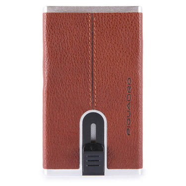 Piquadro Black Square - Kreditkartenetui 5cc 10 cm (brown) - Markenkoffer