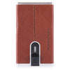 Piquadro Black Square - Portacarte di credito 5cc 10 cm (brown)