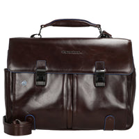 Piquadro Blue Square - Aktentasche 15" 43 cm (mahogany) - Markenkoffer