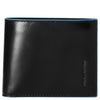 Piquadro Blue Square - Portafoglio Uomo RFID 2cc 11 cm (black)