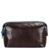 Piquadro Blue Square - Beauty case 23.5 cm (mahogany)