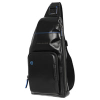 Piquadro Blue Square - Umhängetasche 36 cm (black) - Ansicht 2