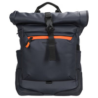 Piquadro Corner - Rolltop Rucksack 15.6" 47 cm (blue) - Markenkoffer