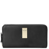 Piquadro Dafne - Portafoglio donna RFID 19 cm (black)