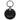 Porsche Design Circle - Schlüsselanhänger 9 cm (black) - Markenkoffer