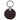 Porsche Design Circle - Schlüsselanhänger 9 cm (dark brown) - Markenkoffer