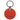 Porsche Design Circle - Schlüsselanhänger 9 cm (lava orange) - Markenkoffer