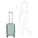 Porsche Design Roadster Hardcase - 4 - Rollen - Kabinentrolley mit Vortasche S 55 cm (chalk shiny) - Markenkoffer