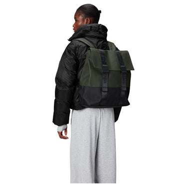 Rains Trail MSN Bag - Rucksack 16" 39 cm (green) - Markenkoffer