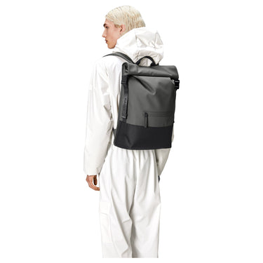 Rains Trail Rolltop - Rucksack 15" 47 cm (grey) - Markenkoffer