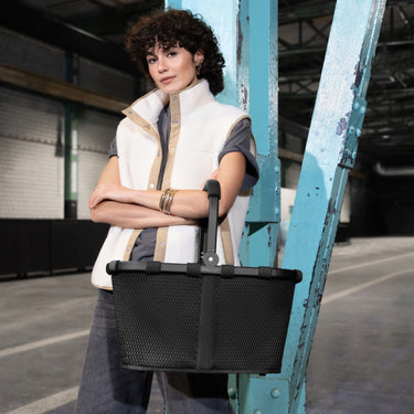 reisenthel carrybag - Einkaufskorb (mesh black) - Markenkoffer