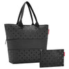 reisenthel shopper e1 - Set regalo 2 pz. (glossy dots black)