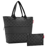 reisenthel shopper e1 - Geschenkset 2 tlg. (glossy dots black) - Markenkoffer