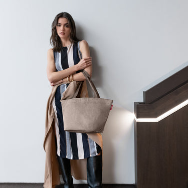 reisenthel shopper M - Shopper 51 cm (herringbone mokka) - Markenkoffer