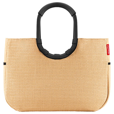 reisenthel shopping loopshopper L - Einkaufstasche mit Bügel 46 cm (frame raffia black) - Markenkoffer