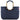 reisenthel shopping loopshopper L - Einkaufstasche mit Bügel 46 cm (frame rhombus midnight gold) - Markenkoffer