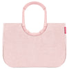 reisenthel shopping loopshopper L - Borsa per la spesa con manico 46 cm (frame twist blush)