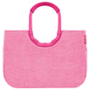 reisenthel shopping loopshopper L - Borsa della spesa con manico 46 cm (frame twist pink)