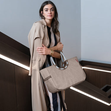 reisenthel shopping loopshopper L - Einkaufstasche mit Bügel 46 cm (herringbone) - Ansicht 6