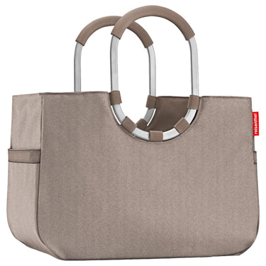 reisenthel shopping loopshopper L - Einkaufstasche mit Bügel 46 cm (herringbone) - Markenkoffer