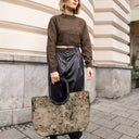 reisenthel shopping loopshopper L - Einkaufstasche mit Bügel 46 cm (jacquard brown) - Markenkoffer