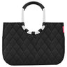reisenthel shopping loopshopper L - Einkaufstasche mit Bügel 46 cm (rhombus black) - Markenkoffer