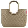 reisenthel shopping loopshopper L - Borsa da shopping con manico 46 cm (rhombus olive)